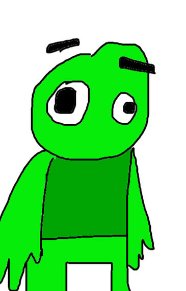 Goober: A Green little guy with a happy heart